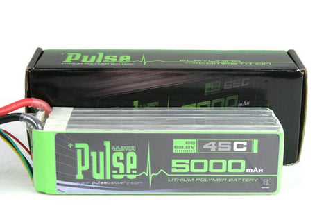 PULSE 5000mAh 6S 22.2V 45C - LiPo Battery
