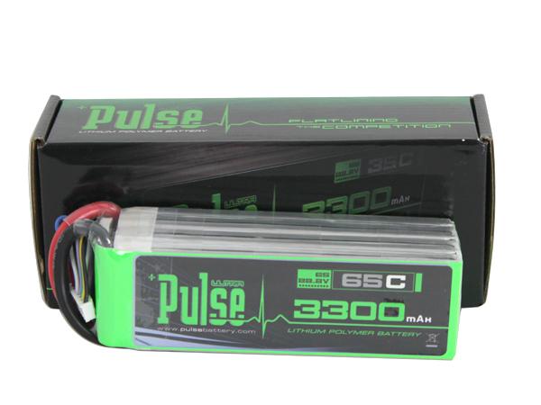 PULSE 3300mAh 6S 22.2V 65C - LiPo Battery