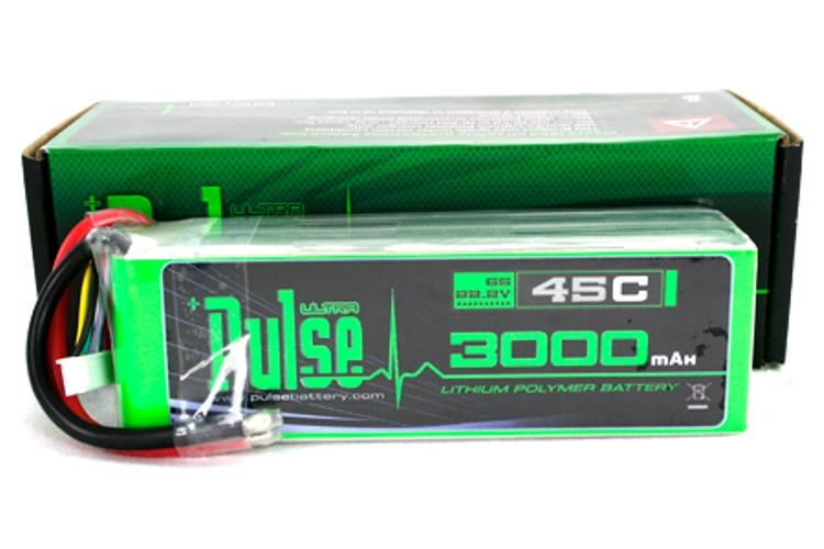 PULSE 3000mAh 6S 22.2V 45C - LiPo Battery